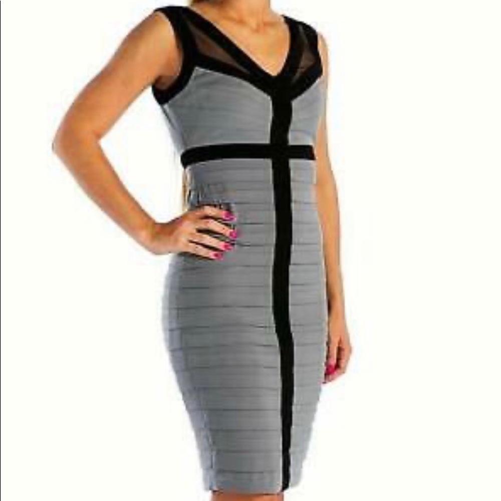 JAX-New Designer -Women’s Gray/Black Dress!